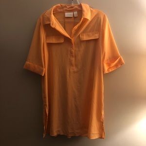 Sheer Orange Sherbert Chico Tunic